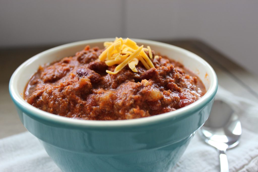 Hearty Stovetop Chili from agirlcalledcarol.com